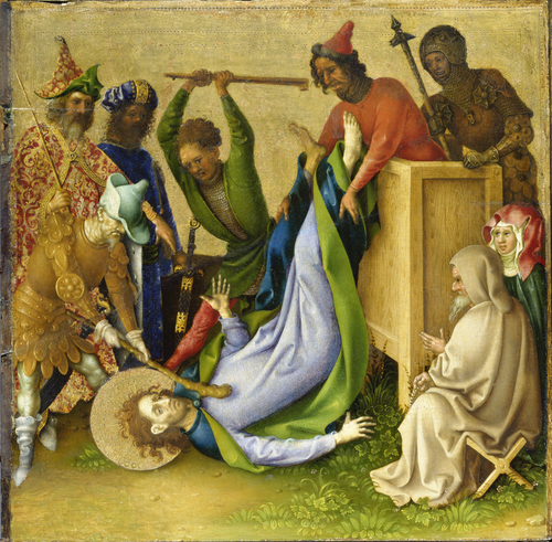 Martyrdom of the Apostles: Martyrdom of Saint James the Younger, 1500, Stefan Lochner