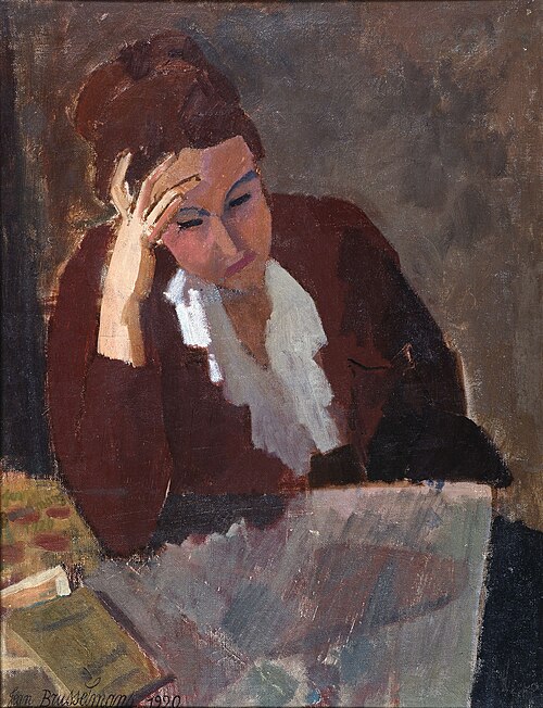 Leaning Woman, 1920, Jean Brusselmans