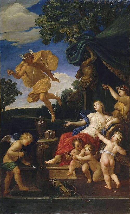 Venus and Mercury, 1688, Bon Boullogne
