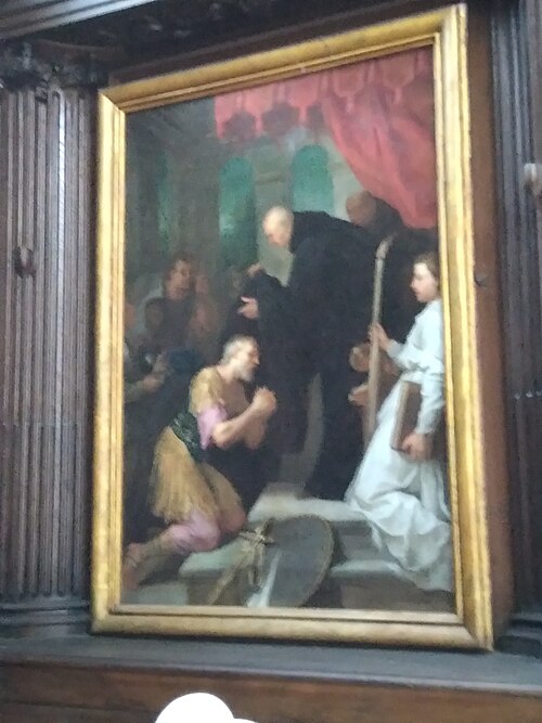 Saint Angilbert et l'abbé Symphorien, 1690, Bon Boullogne