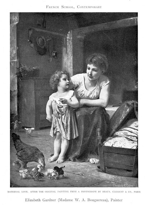 Maternal Love, 1905, Elizabeth Jane Gardner Bouguereau
