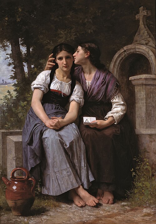 La Confidence, 1880, Elizabeth Jane Gardner Bouguereau