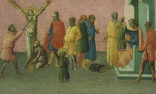 Martyrdom of the Saints (from 'The Story of Saints Julitta and Quiricus') (triptych, right wing), 1430, Borghese di Piero Borghese