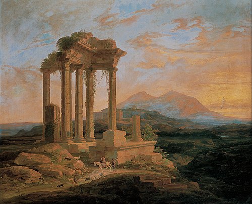 Landscape with Ruins, 1848, Lluís Rigalt