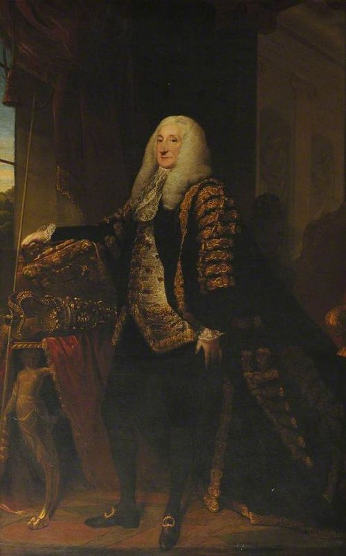 Henry Bathurst (1714–1794), 2nd Earl Bathurst, Fellow Commoner (1730), Lord Chancellor (1771–1778), 1776, David Martin