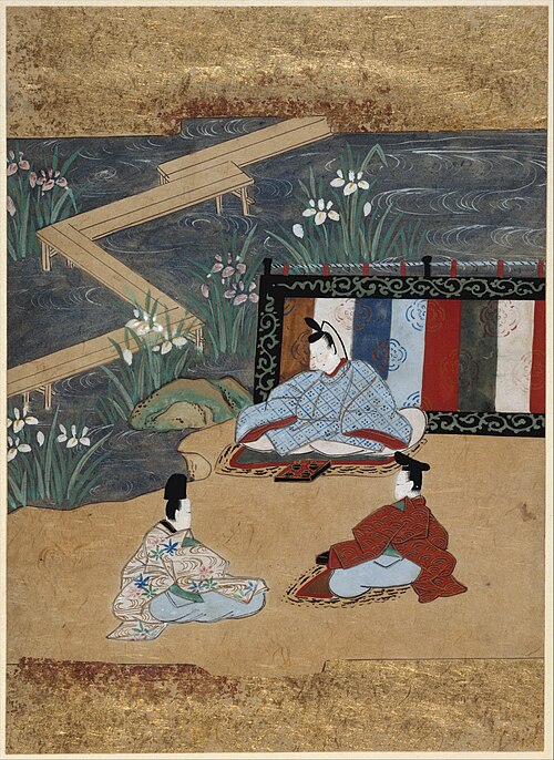 Scenes from the Tales of Ise (Ise monogatari), 1785, Tosa school