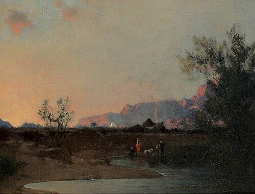 Desert Landscape, Algeria, 1870, Gustave Guillaumet