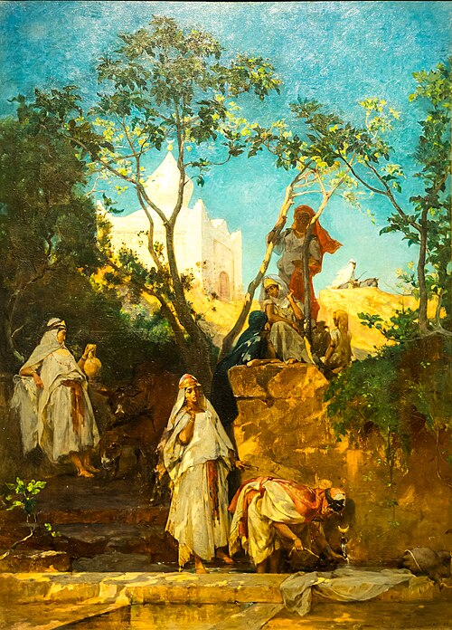 La Source du figuier à Aîn-Kerma, 1867, Gustave Guillaumet