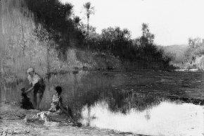 L'Oued Bou Saada, 1885, Gustave Guillaumet