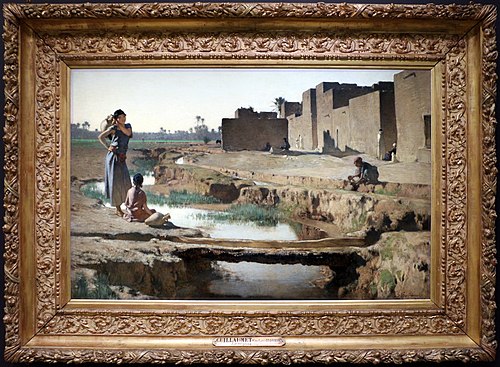 La Séguia, près de Biskra, Algérie, 1884, Gustave Guillaumet