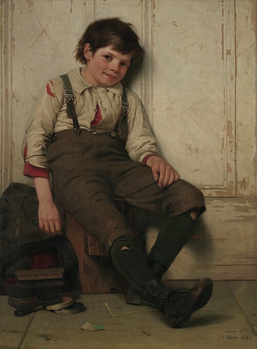 Lazy Bones, 1890, John George Brown