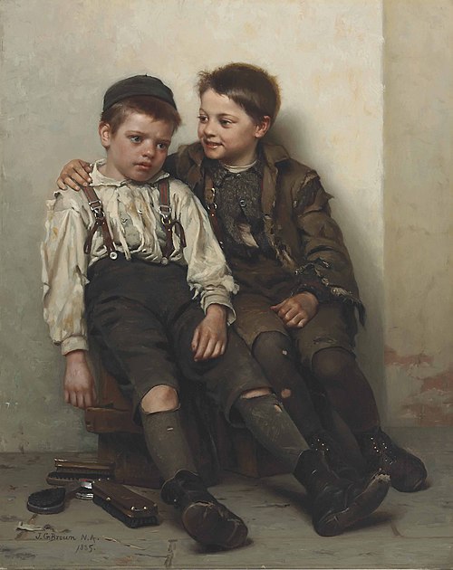Sympathy, 1885, John George Brown