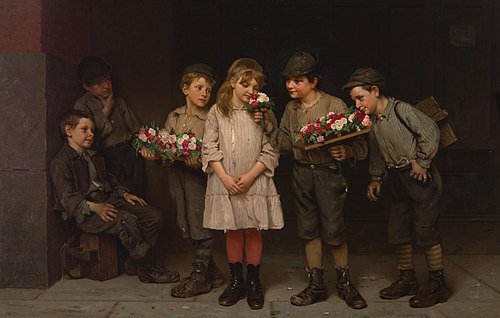 Street Gallantry, 1880, John George Brown