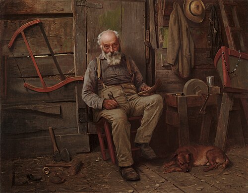 Boat Builder, 1904, John George Brown
