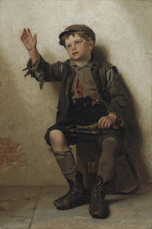 Shine, Sir?, 1885, John George Brown