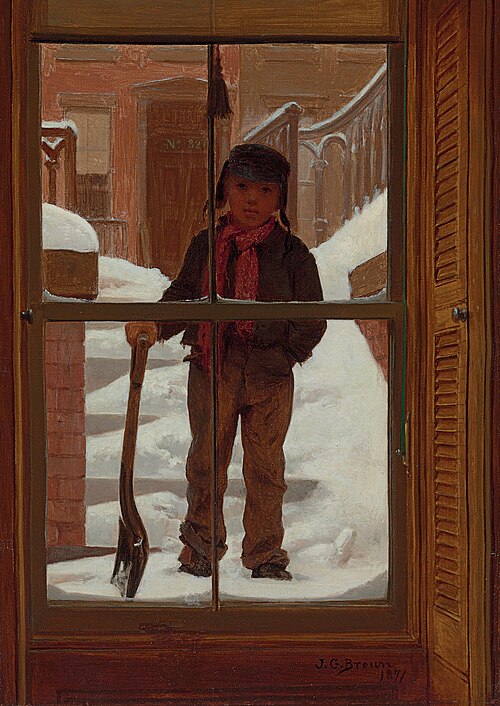 Can I Shovel Off the Snow?, 1871, John George Brown