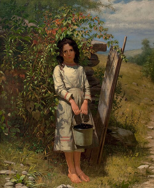 Blackberry Picking, 1875, John George Brown