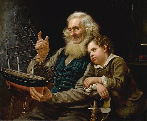 A Story of the Sea, 1883, John George Brown