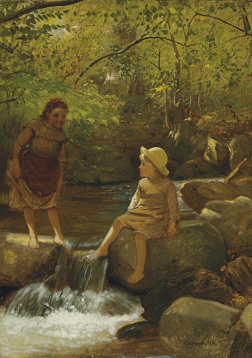 Cooling Their Toes, , John George Brown