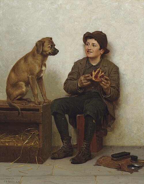 A Taste for Pie, 1900, John George Brown