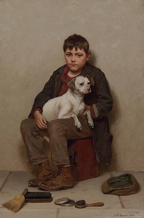 True Friends, 1900, John George Brown