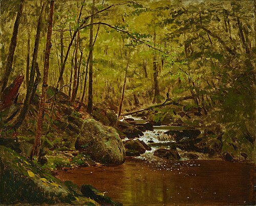 The Running Brook, 1873, John George Brown