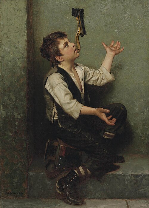 The Juggler, 1882, John George Brown