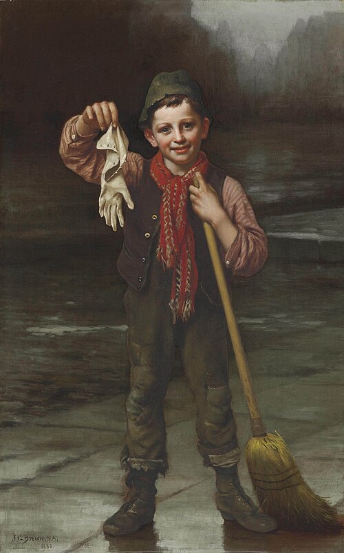 Lost and Found, 1880, John George Brown
