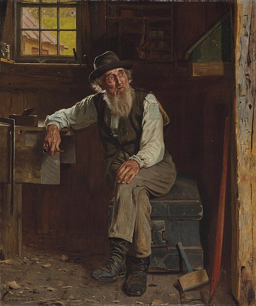 Living in the Past, 1896, John George Brown