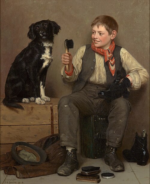 Only A Nickel, Joe, 1906, John George Brown