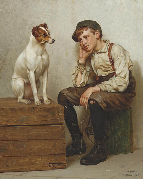 Mutual Admiration, 1898, John George Brown