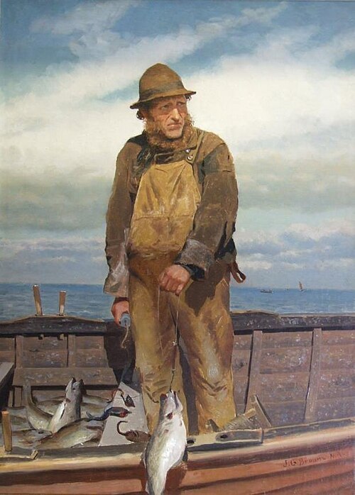 Grand Manan Fisherman, 1878, John George Brown