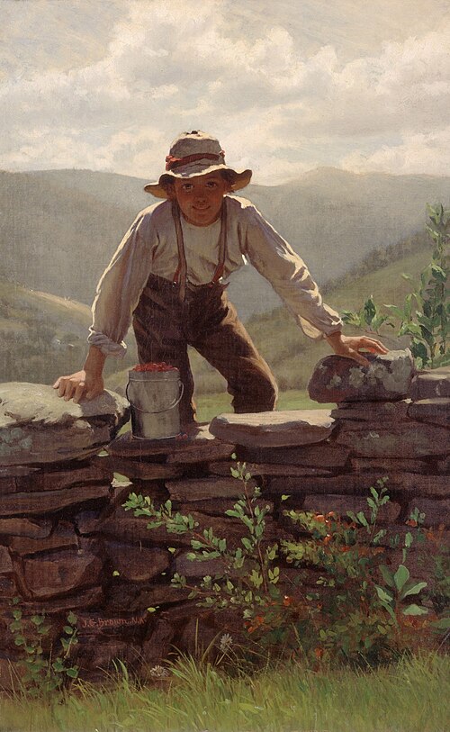 The Berry Boy, 1877, John George Brown