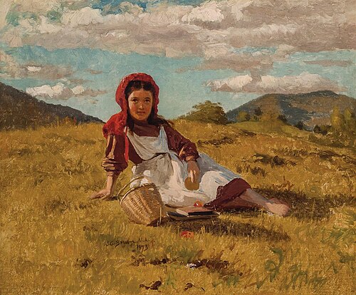 The Picnic Basket, 1873, John George Brown
