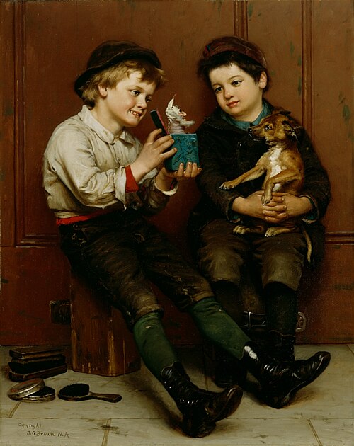 A Surprise Party, 1888, John George Brown
