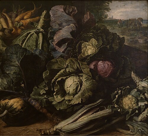 Nature morte aux légumes, 1610, Frans Snyders