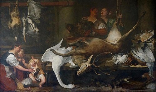 Still-life, 1650, Frans Snyders