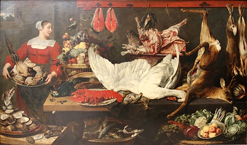 Le garde-manger, 1634, Frans Snyders