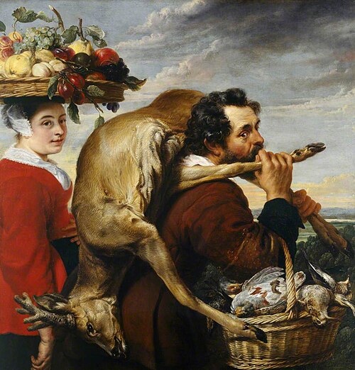 Figures with Fruit and Game, 1635, Frans Snyders