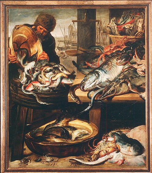 The Fishmonger, 1650, Frans Snyders