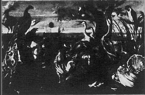 Concert d'oiseaux, tiré d'une fable de Phèdre, 1650, Frans Snyders