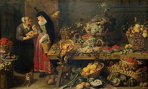 The Fruit Shop, 1620, Frans Snyders