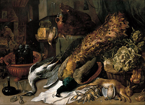 Still Life with a Wine Cooler, 1610, Frans Snyders