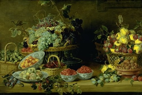 Still Life with Fruit on a Table, 1622, Frans Snyders