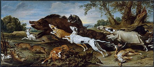 Boar Hunt, 1627, Frans Snyders