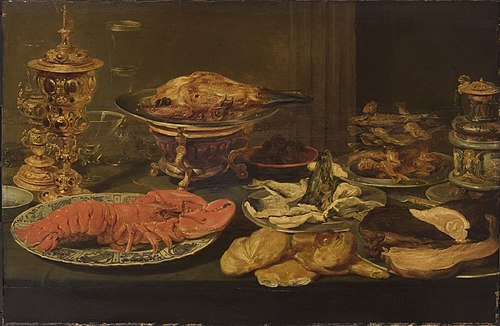 Still Life with a Lobster, 1650, Frans Snyders