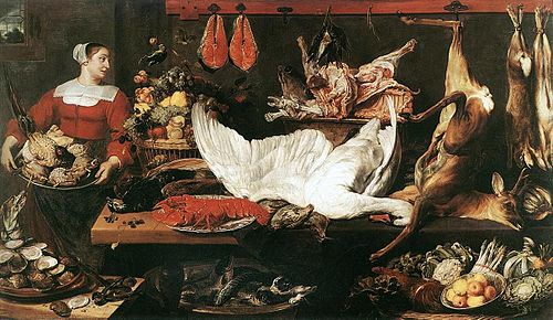 Cook in a Pantry, 1645, Frans Snyders