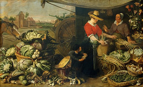 Greengrocery Stall, 1619, Frans Snyders
