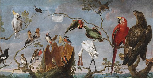 Concert of the Birds, 1601, Frans Snyders