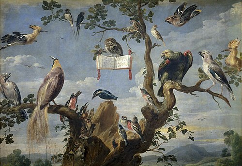 The Concert of Birds, 1629, Frans Snyders
